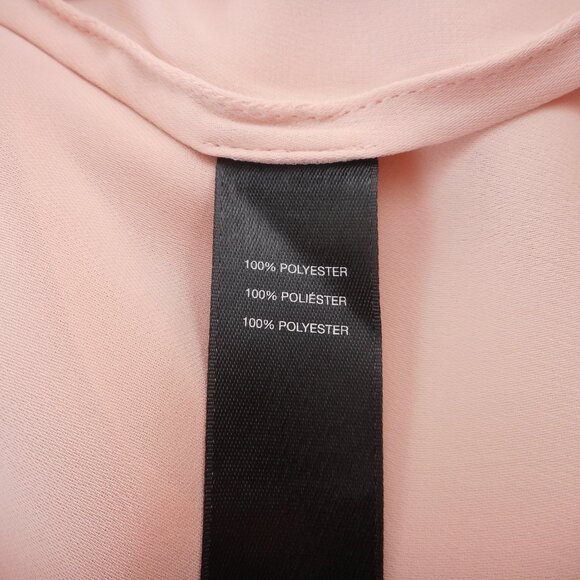 Chico's Black Label size 1 Women's M Pastel Pink Button-up Long Sleeve Blouse - Picture 9 of 12